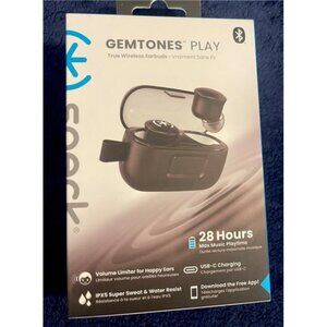 SPECK Gemtones Play True Wireless Earbuds BLACK 28 Hours Max Playtime